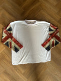 Cropped distressed uk longsleeve